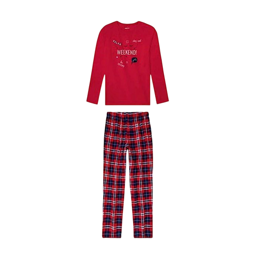 Untitled-490 ست تی شرت استین بلند و شلوار بچگانه پپرتس - Image 1